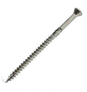 China Stainless Steel Deck Screws With 6 Nibs Under Head , 7 8 Inch Composite Wood Deck Screws factory
