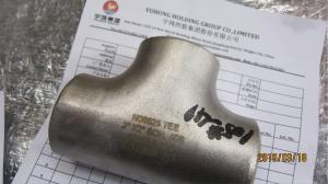 China ASTM B366 Inconel 625 Tee Butt Weld Fittings ANSI B16.9 , Penetrant Inspection factory