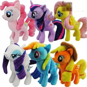 China 8 inch Cute and Lovely Cartoon Plush Toys My Little Pony  Family Collection Plush Toys factory