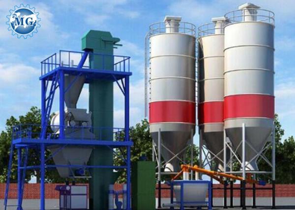 China Bulk  Portable Steel Cement Silo 60 Ton Widely Using Include Ladder factory