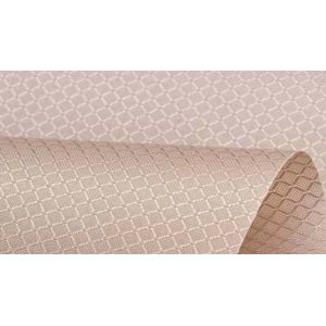 China Diamond Lattice Polyester Knit Fabric Tear Resistant Elegant Appearance factory