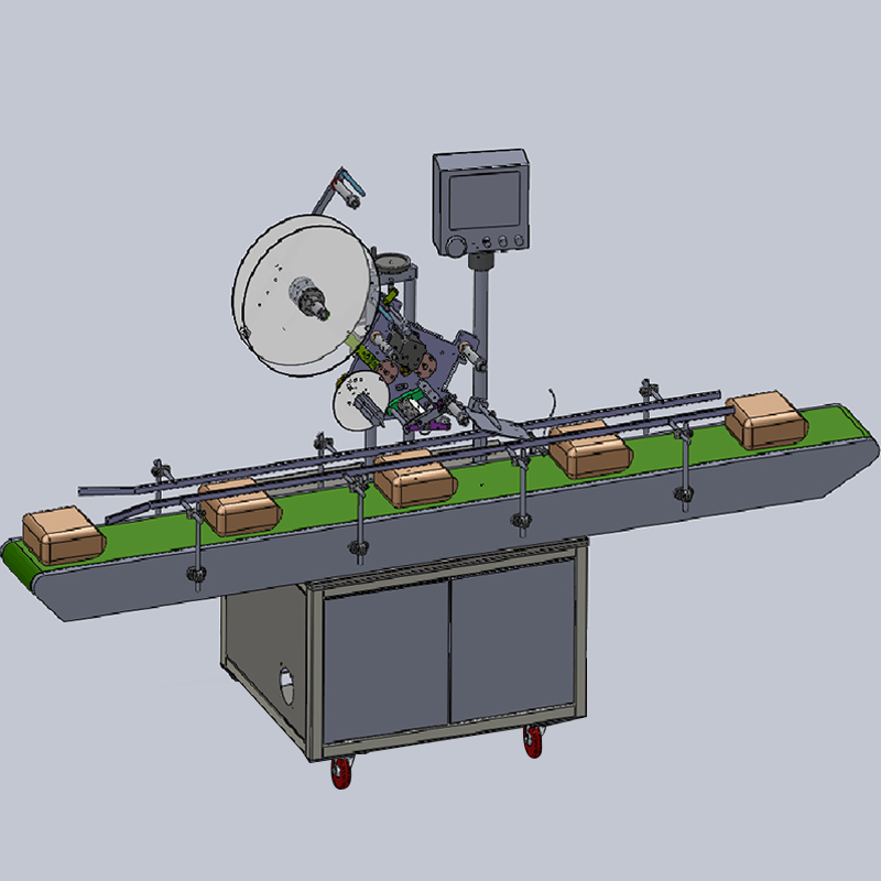 Semi Automatic RMA Flat Bottle Label Applicator Machine SS304