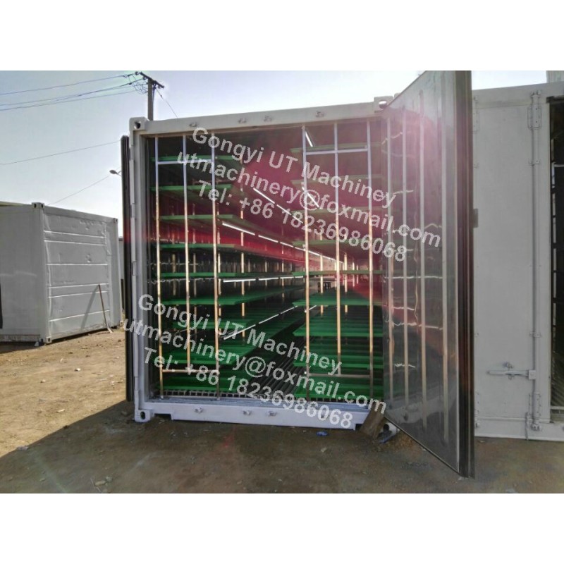 PLC Muti-Layer Container Type Hydroponic Barley Microgreen Machines for Production