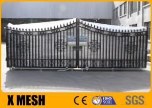 China Crimped Top Security Metal Fencing X MESH Ornamental Aluminum Gates on sale