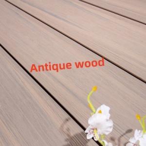 China Weather Resistant Teak  WPC Outdoor Decking Anti UV Plastic Composite Lumber on sale