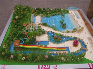 China Handmade 3D Amusement Park Model Acrylic Plastic Material 1 * 1 . 2M factory