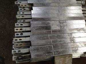 China Weld Type Zinc Anodes For Ships / Marine Vessels / Drill Rigs factory
