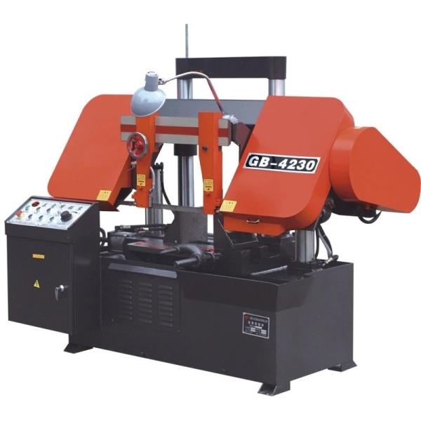 GB4230 metal band sawing machine double column hydraulic automatic feed structure cutting 300mm diameter metal