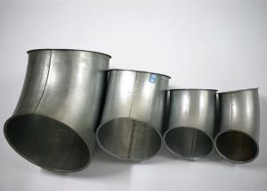 China Metal Dust Extraction Pipe Dust Collector Pipe Fittings 90 Degree Elbow R = 1.5d factory