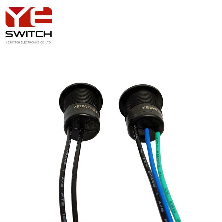 Wired Low Profile Mechanical Switches 16mm Electronics Low Profile Push Button