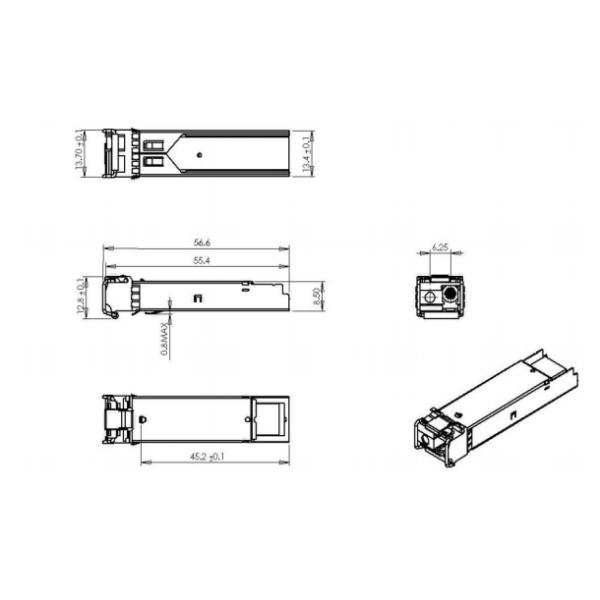 1.25Gbps Multimode SFP Bi-Directional Transceiver with 20KM Reach Tx1310nm/Rx1490nm