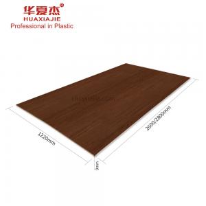 China High Gloss High Polymer Laminating Pvc Trim Board For Indoor Decoration factory