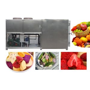 China PLC 100kg Vacuum Freeze Drying Machine 10 Square Meters 33Kw on sale