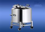 Agitator Milk Mixing Tank Heated Stainless Steel Tank Electric Motor ISO