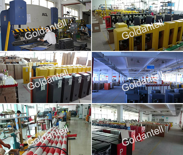 RFID Automated Parking Barrier Gate Retractable Barrier Gate System ODM / OEM