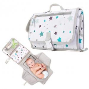 China Waterproof Portable Diaper Changing Pad With Pockets factory