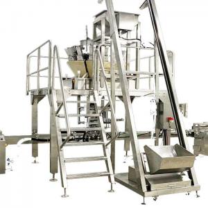 China 30-60trays/Min Vacuum Tray Sealer Machine , Food Factory Use Food Tray Packing Machine factory