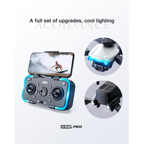 Elfbar Vapers E88 Pro Drone 4K HD Optical Flow Camera with Obstacle Avoidance and Plastic 200m Image Transmission Distance