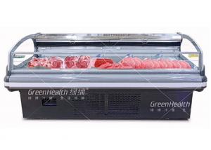 China Commercial Meat Display Refrigerator R22 Open Display Fridge on sale