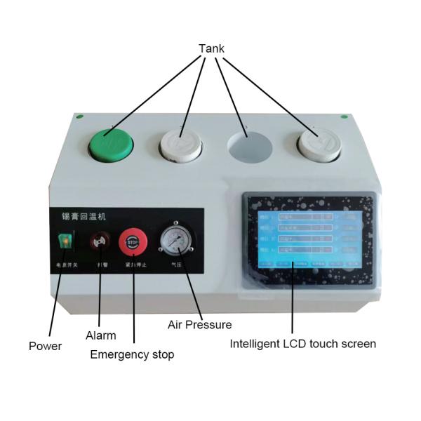 Automatic Solder Paste Reheating Machine with Timer and Imported Electrical Components