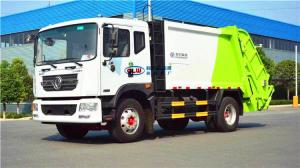 China 4*2 Waste Management Trash Truck 10m3 Compressed Garbage Truck factory