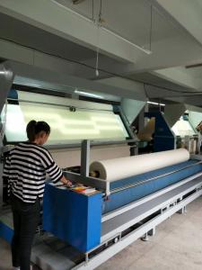 China Fully Automatic Fabric Checking Machine With Rollers 1.5kw Main Motor Power factory