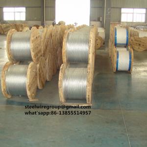 China Galvanized Guy wire 7/16 with Coil ASTM A475, Guy Strand on sale
