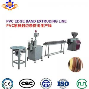 China Plastic UPVC PVC Edge Banding Making Machine Plastic Strip Seal Extrusion Line factory