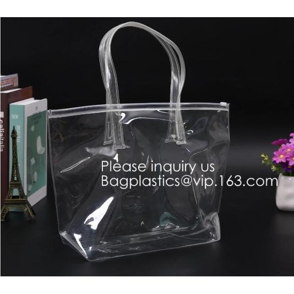 Vinyl Tote Bags Shoulder Handbag,Gym Zippered Tote Bag with Adjustable Shoulder Strap and Wrist Strap for Work Sporting