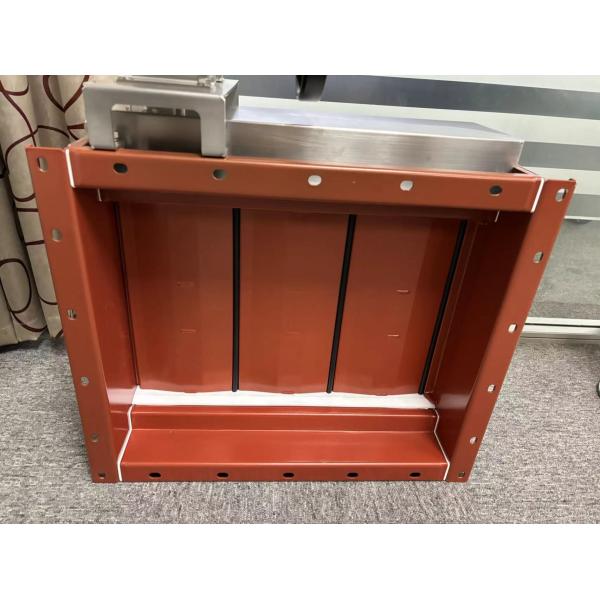 Worm Gear Drive Rectangular Multi-Blade Damper Precise Flow Control For Semiconductors Industrial