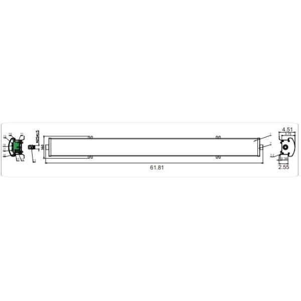 Explosion Proof Search Light Atex Led Bar 100W Pendant Flood 9011 Emergency Tubular Explosion Proof Light FLF