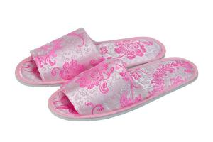 China disposable hotel cotton terry slippers poly terry factory
