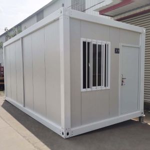 Prefabricated Fold Out Shipping Container House Portable With Composite Board