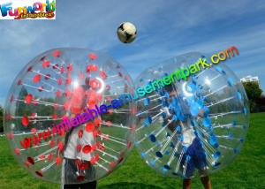 China Colorful TPU Inflatable Bumper Ball , Zorb Bubble Soccer Ball For Humans factory