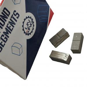 China Diamond Powder 1.2 Meter Single Blade Diamond Segment for Marble Cutting in Europe factory
