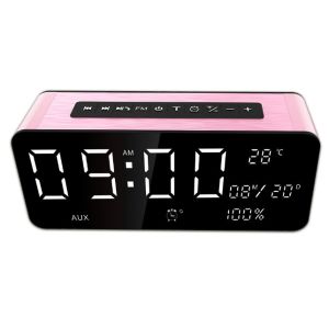 LCD Display Raypodo 12W Mini Portable Bluetooth Speakers Support MP3 WMA WAV