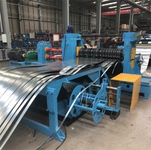 China Precision 0.5mm Metal Coil Slitting Machine For Galvanized Steel And Stainless Steel on sale