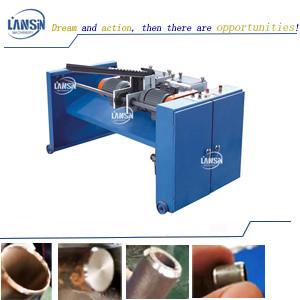 China Steel Rods Solid Bar Chamfering Machine Double Head Tube Chamfering Deburring factory