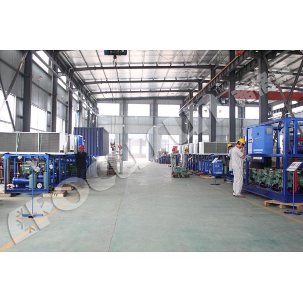 Flake Ice Machine 1-200MT Capacity Core Components Other Water Cooling Mode