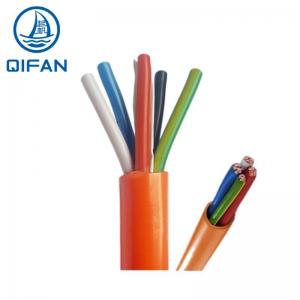 China Low Voltage Power Cable 2c+E 6mm2  Orange Circular Cable factory
