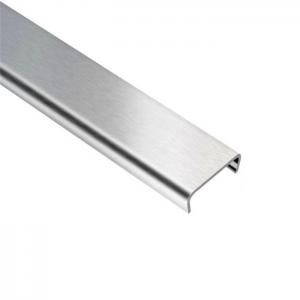 buildings material metal fabrication stainless steel U channel for glass frame cabinet decoration