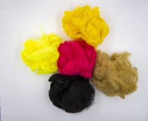 China Customizable Staple Fiber Polyester Various Color Recycled PSF factory