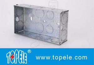 China Galvanized Square Electrical Boxes And Covers For Lighting Fixture factory