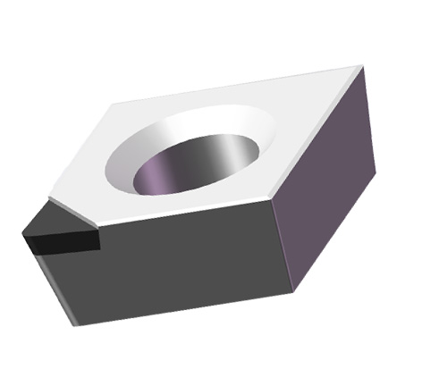 Aerospace PCD PCBN Tools , Various Grits PCD Cutting Inserts