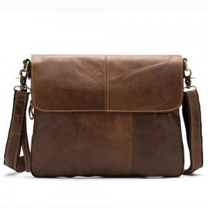 China Laptop Briefcase For Men Genuine Cow Leather Handbags Male Shoulder Bag Retro Fashion Man Handbag Briefcases on sale