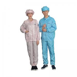 China esd Garment Wholesale Anti Static ESD Clothes Safety Clothing Cleanroom Jacket clean room coveralls on sale