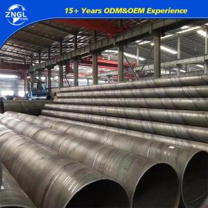 China Carbon Welded API 5L Steel Pipe Round Section Seamless factory
