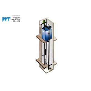 China 1000kg 1.5m / S Machine Roomless Passenger Elevator Save Construction Space factory