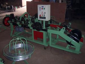 China CS-B Operate Easily Single Twisted Barbed Wire Machine 60-70kg/ Hour Capcity on sale