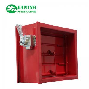 China Mechanical Switch Red Aluminum Return Air Grille With Adjustable Opposed Blade Damper factory